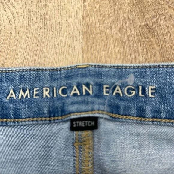 American Eagle Curvy High Rise Mini Denim Skirt size 16 - Picture 3 of 6